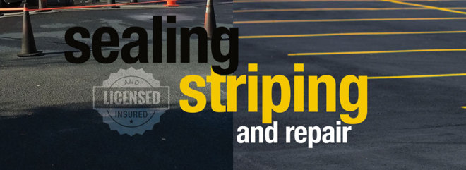 MPS offers Parking lot sealing, striping and repair.