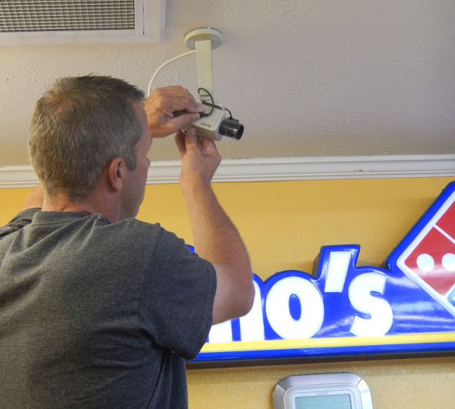 Commerical Wiring & Electronics Installation by Mainstreet Property Services.
