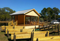 State Park Amphitheater and benches constructed by Mainstreet Property Services.