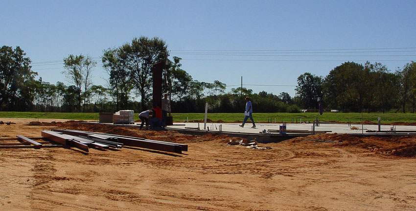 Grading and foundation of storage facility - Mainstreet Poverty Services.