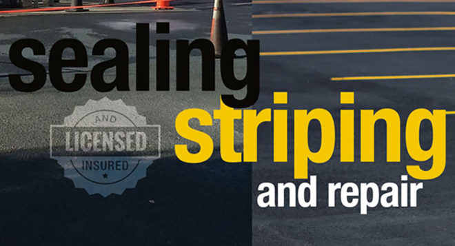 MPS offer parking lot services such as sealing and striping.